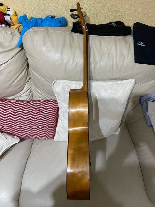 Guitarra Clásica Ciprés Palillos Antigua maciza