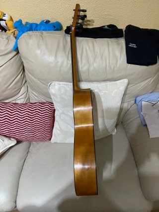 Guitarra Clásica Ciprés Palillos Antigua maciza