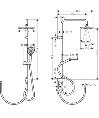 Hansgrohe Vernis Shape Ducha 230