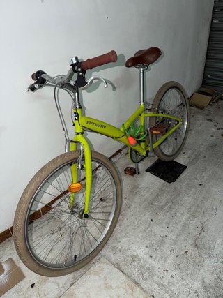 Bicicleta Urbana B'Twin Verde