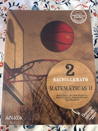 Matemáticas II. 2o de Bachillerato