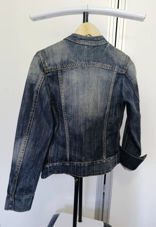Chaqueta Biker Vaquera Azul