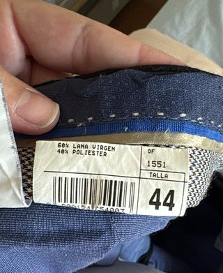 Pantalones traje hombre negros