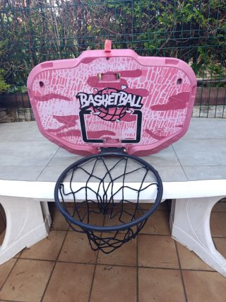 Canasta de baloncesto rosa Tarmak