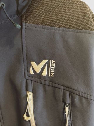 Chaqueta cortavientos Millet K Shield azul