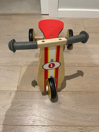 Triciclo niño madera