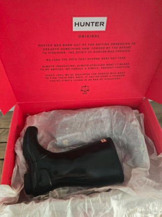 Botas de agua Hunter originales niña t.34 con caja