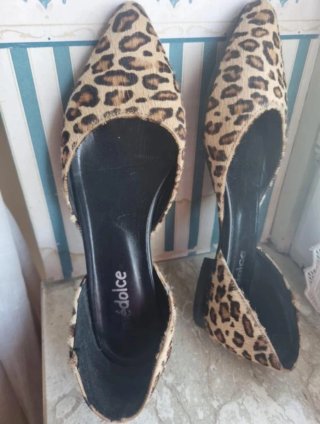 Ballerine donna pelle cavallino Médolce