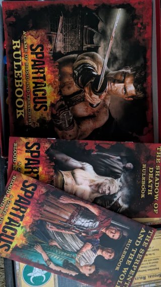 Spartacus en inglés + 2 Exp + 2 Promo cards