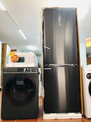 Frigorífico NEGRO Combi NOFrost FrigoMark Valencia