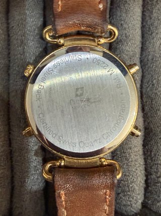 Reloj Piquot Meridien Oro y Marrón ,