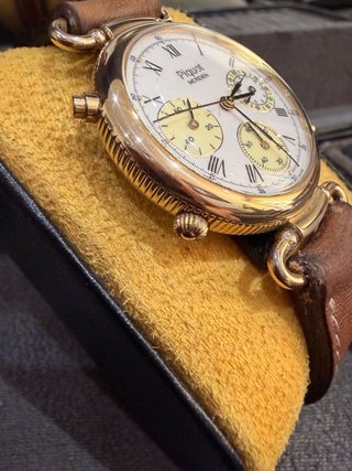 Reloj Piquot Meridien Oro y Marrón ,