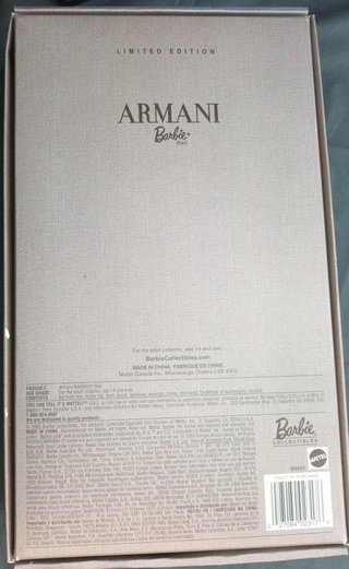 Barbie Armani PREZZO NON TRATTABILE