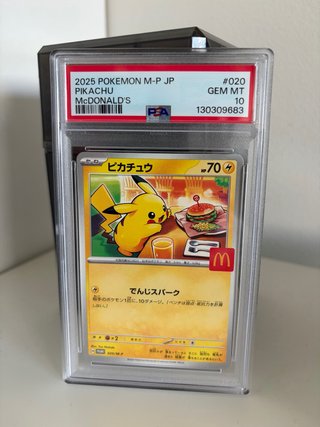 Pikachu McDonald's 2025 PSA 10