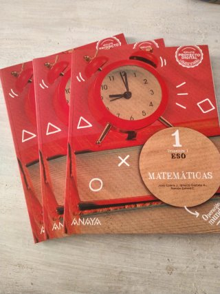 Matemáticas 1 ESO. Anaya.