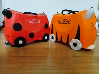 Maleta de mano correpasillos Trunki roja