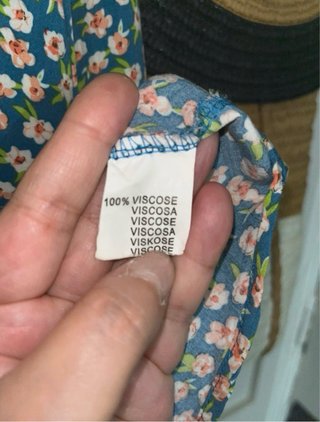 Blusa Boreli floral manga larga talla XL