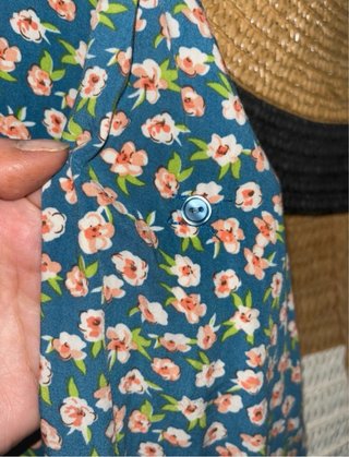 Blusa Boreli floral manga larga talla XL