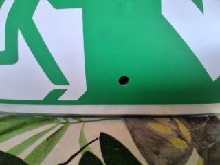 Lampada Emergenza Beghelli Verde Stile Urban Loft