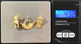 Figuritas Oro Tumbaga + Regalo