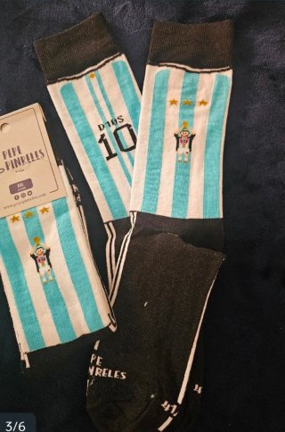 Calcetines España y Messi