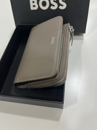 Cartera HUGO BOSS Gris Topo con Caja