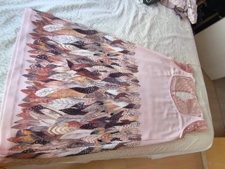 Vestido rosa Miss is talla 38 grande