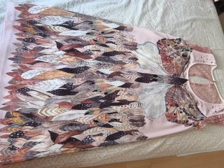 Vestido rosa Miss is talla 38 grande