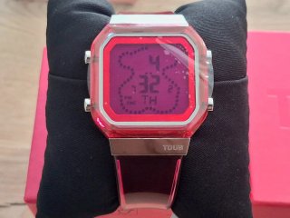 Reloj TOUS D-Bear Fresh Digital Fucsia