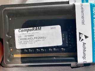 Memoria RAM 8gb DDR4 2666 MHz UDIMM, Samsung