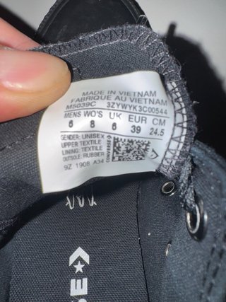 Converse Chuck Taylor All Star Ox Negras