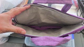 FUNDA MALETIN PORTÁTIL O TABLET 13,3" LILA NUEVA