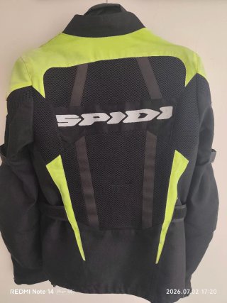 Chaqueta moto verano con cortavientos flúor. SPIDI