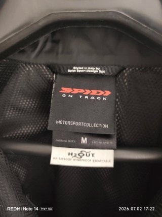 Chaqueta moto verano con cortavientos flúor. SPIDI