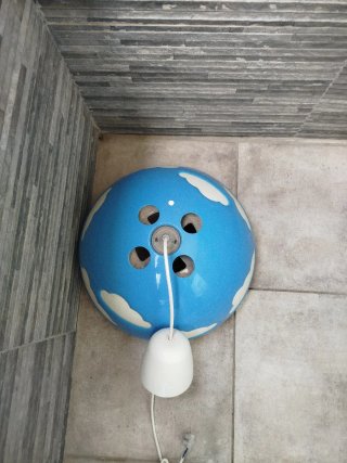 Lámpara Techo Infantil Nubes Azul Ikea