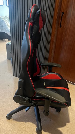 Silla Gamer Negra y Roja