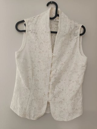 Blusa rociera blanca