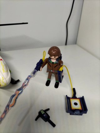 Helicóptero Cazafantasmas con figuras