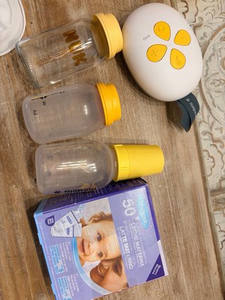 Sacaleches Medela Solo con Accesorios