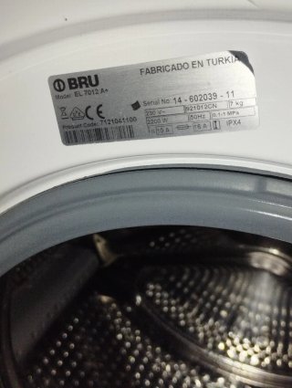 Lavadora Blanca BRU