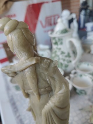 Lote figuras talladas en Jade