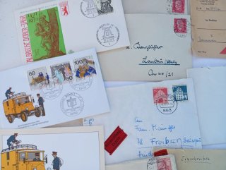 Lotto 24 buste e cartoline antiche dalla Germania