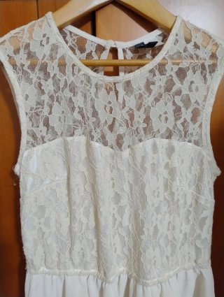 Vestito pizzo chiffon H&M taglia S