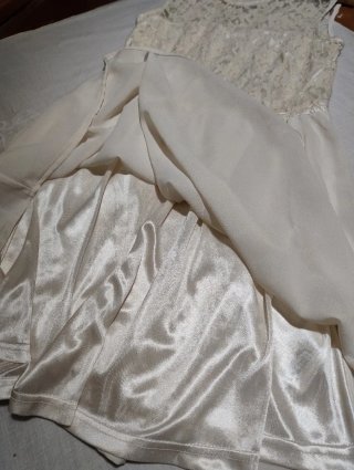 Vestito pizzo chiffon H&M taglia S
