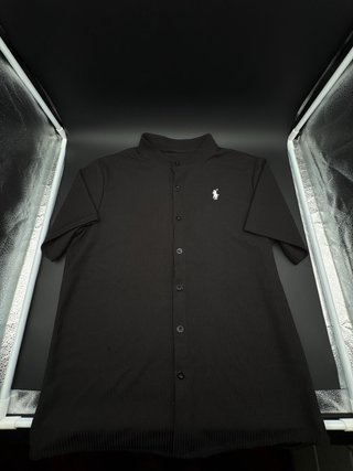 Camicia  Maniche Corte Uomo Nera