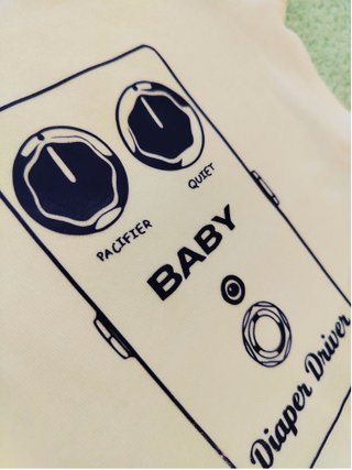 Body bebé Pedal de Guitarra – Diaper Driver