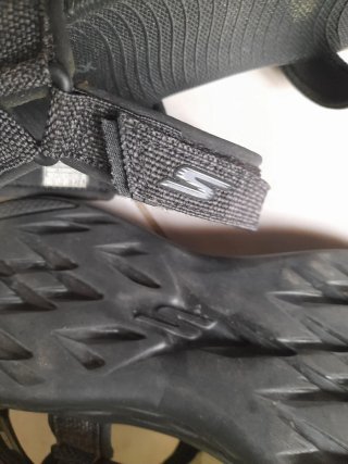 Sandali donna Skechers nere