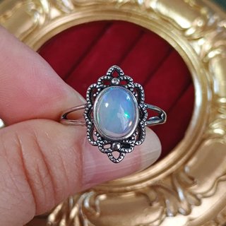 Anillo Vintage Ópalo Natural