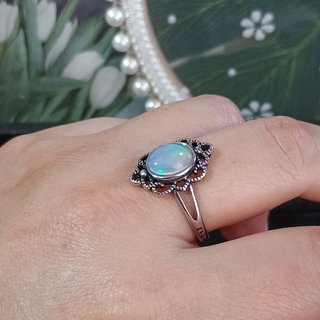 Anillo Vintage Ópalo Natural