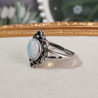 Anillo Vintage Ópalo Natural